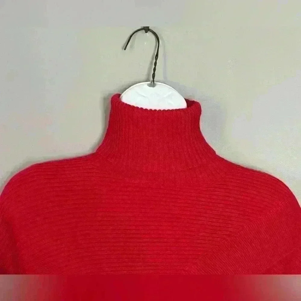 Thinkable Red Criss Cross Women's Sweater (483)